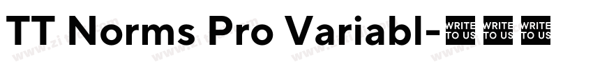 TT Norms Pro Variabl字体转换 TT Norms Pro Variabl字体转换